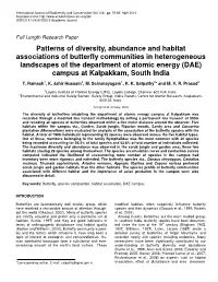 Patterns of Diversity, Abundance and Habitat Associations of Butterfly Communities in Heterogeneous Landscapes of the Department