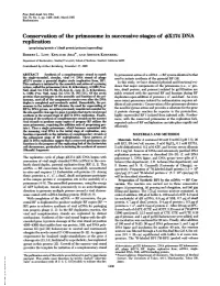 Replication (Prepriming/Protein N'/Dtaab Protein/Primase/Supercoiling) ROBERT L