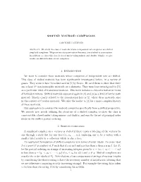 SHIFTED MATROID COMPLEXES 1. Introduction We Want to Consider