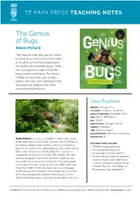 Teaching Notes – the Genius of Bugs