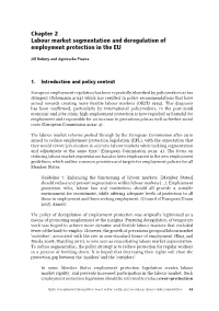 Chapter 2 Labour Market Segmentation and Deregulation of Employment Protection in the EU
