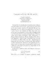 Comments on [5], [14], [22], [30], and [31]