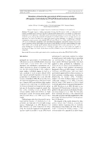 Detection of Food in the Gut Content of Heteromurus Nitidus (Hexapoda: Collembola) by DNA/PCR-Based Molecular Analysis