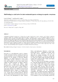 Hull Fouling Is a Risk Factor for Intercontinental Species Exchange in Aquatic Ecosystems