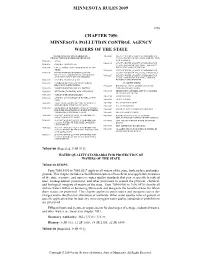 Minnesota Rules 2009