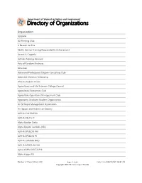 Organization Public Directory