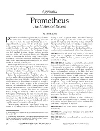 The Gifts of Prometheus, Phe So Feeble As That of Reconciling the Champion with and Eliminate the Oligarchical Forces That Have Prevented the Oppressor of Mankind