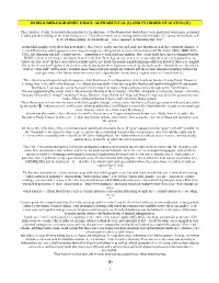 World Anthology for the Protocol for World Peace