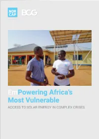 Empowering Africa's Most Vulnerable