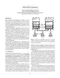 Intel SGX Explained