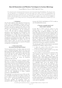New 3D Parameters and Filtration Techniques for Surface Metrology, François Blateyron, Quality Magazine White Paper
