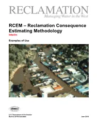RCEM – Reclamation Consequence Estimating Methodology Interim