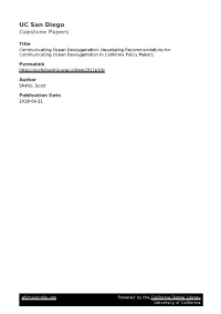 UC San Diego Capstone Papers