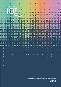 2018 Annual Report and Financial Statements