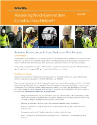 Assessing Next-Generation Construction Helmets