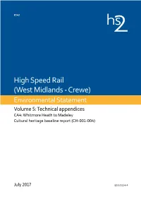 High Speed Rail (West Midlands