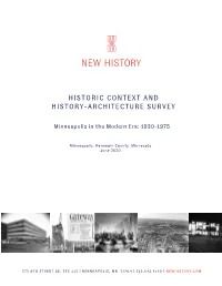 Historic Context and History-Architecture Survey
