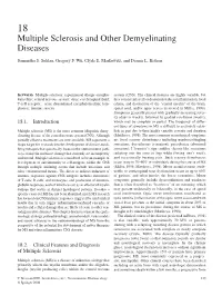 Multiple Sclerosis and Other Demyelinating Diseases