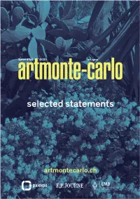 Selected Statements