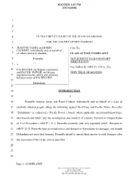 Putative Class Action