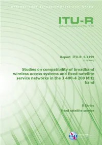 Report ITU-R S.2199 (11/2010)