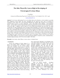 The Role Played by Azores High in Developing of Extratropical Cyclone Klaus