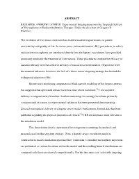 ABSTRACT RICHARDS, ANDREW LATIMER. Experimental