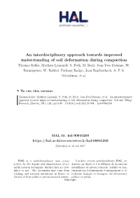 An Interdisciplinary Approach Towards Improved Understanding of Soil Deformation During Compaction Thomas Keller, Mathieu Lamandé, S