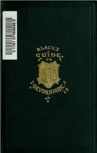 Black's Guide to Devonshire