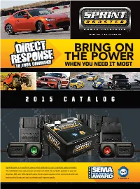 Sprint Booster Performance Chips & Programmers Catalog