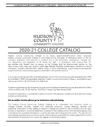 2020-21 College Catalog