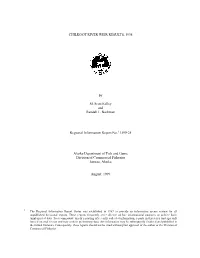 Chilkoot River Weir Results, 1998