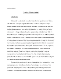 Context/Description