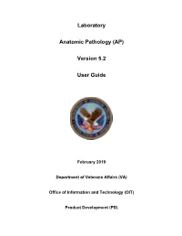 Laboratory: Anatomic Pathology User Guide