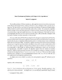 The Twelfth Problem of Hilbert Reminds Us, Although the Reminder Should