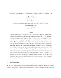 Applying Dependency Injection to Agent-Based Modeling: The