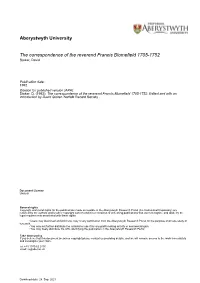 Blomefield Letters