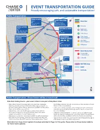 Chase Center Transportation Guide