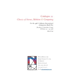 Classics of Science, Medicine & Computing