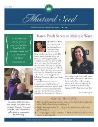 Karen Pinch Serves in Multiple Ways