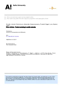 Packet Reordering in Mobile Networks