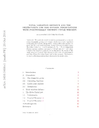 Total Variation Distance and the Erdős-Turán Law for Random