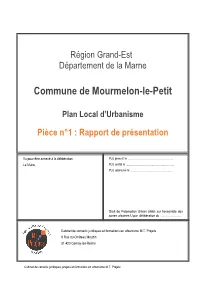01 Rapport De Presentation M