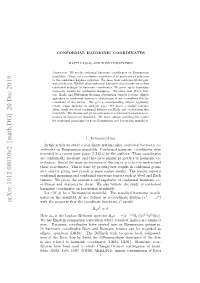 Conformal Harmonic Coordinates