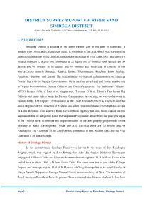 DISTRICT SURVEY REPORT of RIVER SAND SIMDEGA DISTRICT (As Per Appendix -X of Moef & CC Gazette Notification No.-125, Dated 15.01.2016)