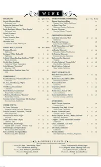Melting Pot Dinner Menu