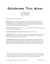 Oklahoma Trio Mixer ! (A.K.A