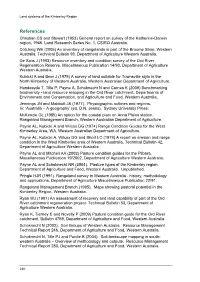 References Christian CS and Stewart (1953) General Report on Survey of the Katherine-Darwin Region, 1946