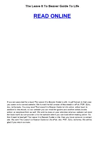 The Leave It to Beaver Guide to Life.Pdf