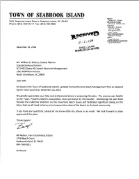 Town of Seabrook Island Comprehensive Beach Management Plan Section 1 Introduction